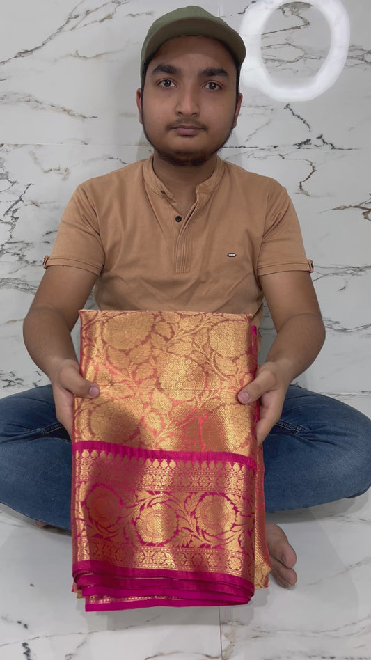 Banarasi Handloom Soft Tissue Silk Saree