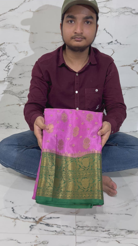 Banarasi Handloom Soft Warm Silk Saree