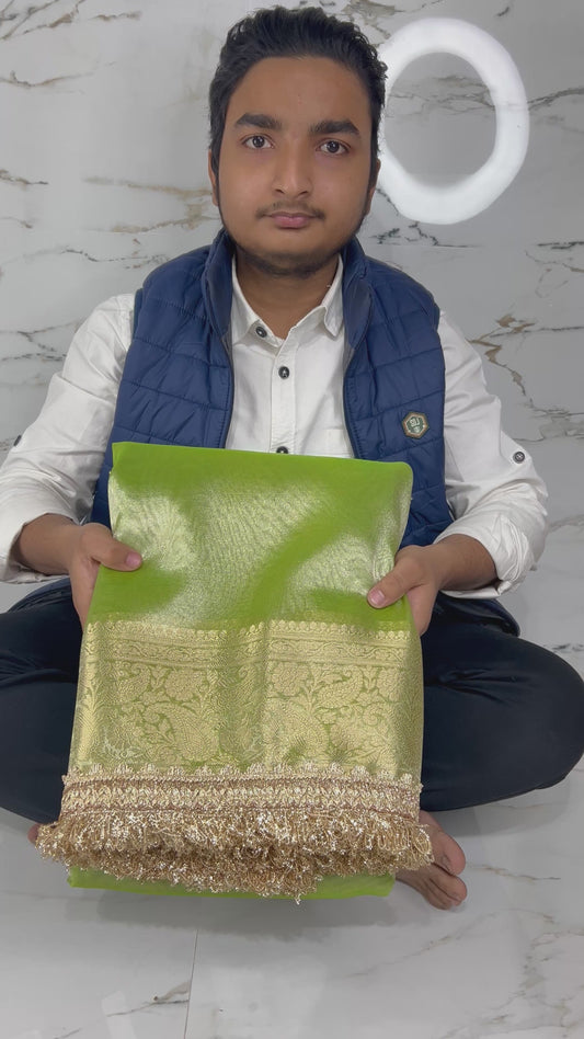 Banarasi Handloom Soft Tissue Silk Saree